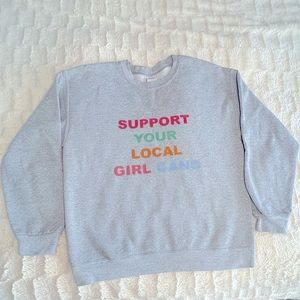 Girl Gang the Label crew neck sweater